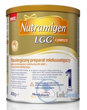 opakowanie-Nutramigen® 1 LGG Complete; 2 LGG Complete; 3 LGG Complete