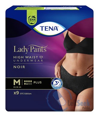opakowanie-TENA Lady Pants Plus Noir OTC Edition M; -L