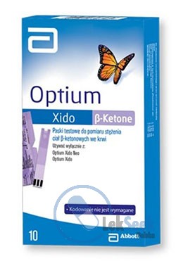 opakowanie-Paski Optium Xido™ do pomiaru ciał ß-ketonowych we krwi