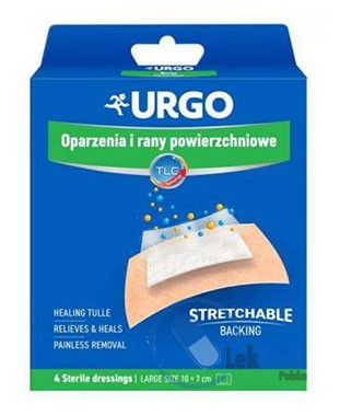 opakowanie-URGO Oparzenia i rany powierzchniowe (duży rozmiar)