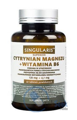 opakowanie-Cytrynian Magnezu + Witamina B6