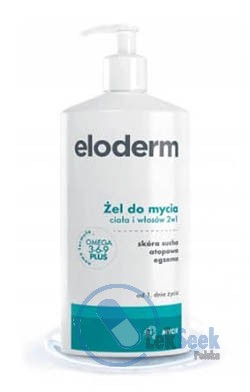 opakowanie-Eloderm Żel do mycia ciała i włosów 2w1 od 1. dnia