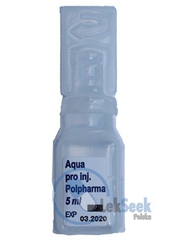 opakowanie-Aqua pro injectione POLPHARMA