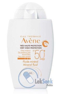opakowanie-Avene Bardzo wysoka ochrona przeciwsłoneczna Fluid mineralny SPF 50+