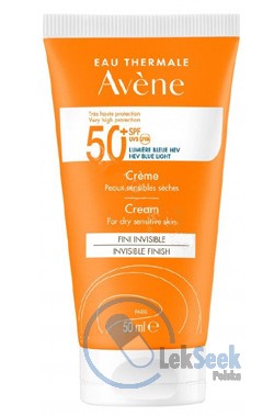 opakowanie-Avene Bardzo wysoka ochrona przeciwsłoneczna Krem SPF 50+