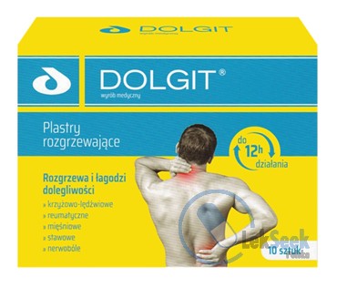 opakowanie-Dolgit® plastry rozgrzewające