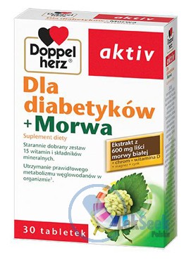 opakowanie-Doppelherz aktiv Dla diabetyków + Morwa