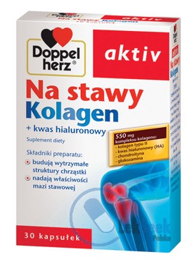 opakowanie-Doppelherz aktiv Na stawy Kolagen + kwas hialuronowy
