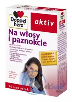 opakowanie-Doppelherz aktiv Na włosy i paznokcie