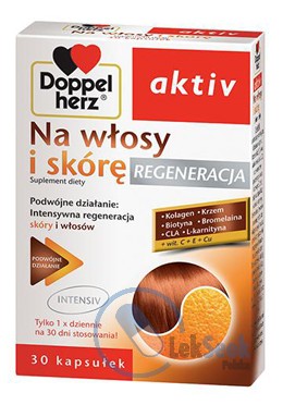 opakowanie-Doppelherz aktiv Na włosy i skórę REGENERACJA