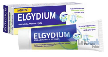 opakowanie-ELGYDIUM TIMER Edukacyjna pasta do zębów zmieniająca kolor