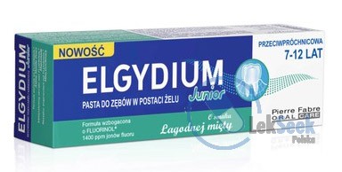 opakowanie-Elgydium Junior Łagodna Mięta