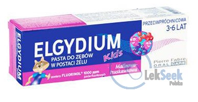 opakowanie-Elgydium Kids malinowo-truskawkowa