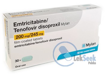 opakowanie-Emtricitabine/Tenofovir disoproxil Mylan
