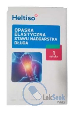 opakowanie-HELTISO Opaska elastyczna stawu nadgarstkowego długa rozm. S; -M; -L; -XL