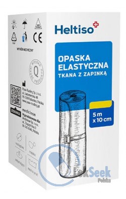 opakowanie-HELTISO Opaska elastyczna tkana z zapinką