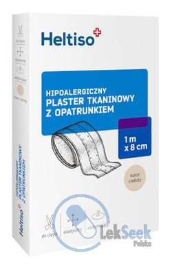 opakowanie-HELTISO Plaster tkaninowy z opatrunkiem