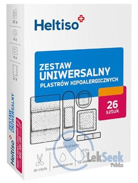 opakowanie-HELTISO Zestaw uniwersalny plastrów hipoalergicznych