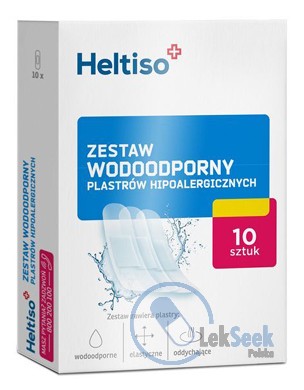 opakowanie-HELTISO Zestaw wodoodporny plastrów hipoalergicznych