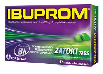 opakowanie-Ibuprom® Zatoki Tabs