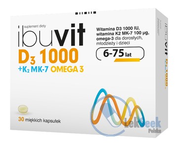 opakowanie-Ibuvit D3 1000 + K2 MK-7 Omega 3