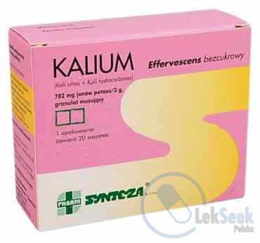 opakowanie-Kalium effervescens (bezcukrowy)