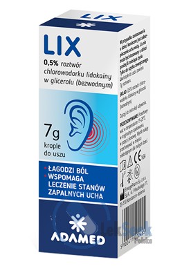 opakowanie-LIX krople do uszu