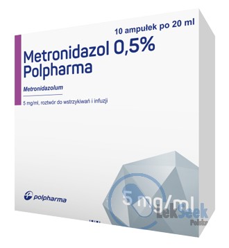 opakowanie-Metronidazol 0,5% Polpharma