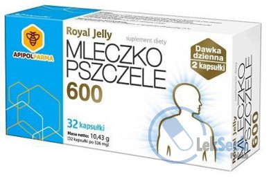 opakowanie-Mleczko pszczele Royal Jelly 600