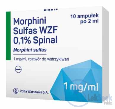 opakowanie-Morphini sulfas WZF 0,1% Spinal