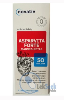 opakowanie-NOVATIV Asparvita Forte Magnez + Potas
