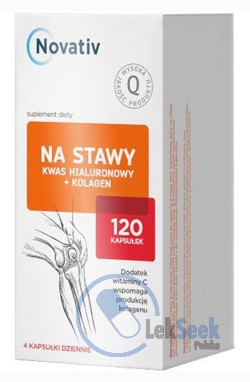 opakowanie-NOVATIV Na stawy kwas hialuronowy + kolagen