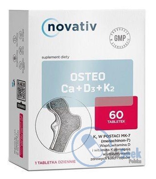 opakowanie-NOVATIV Osteo Ca + D3 + K2