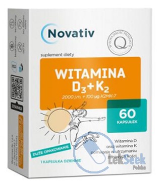 opakowanie-NOVATIV Witamina D3+K2