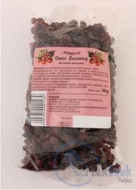 opakowanie-Owoc żurawiny