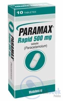 opakowanie-Paramax Rapid 500 mg