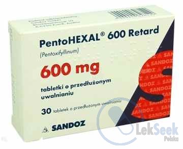 opakowanie-Pentohexal® retard 600
