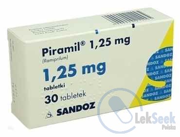opakowanie-Piramil 1,25 mg; -2,5 mg; -5 mg; -10 mg