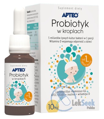 opakowanie-Probiotyk w kroplach Apteo