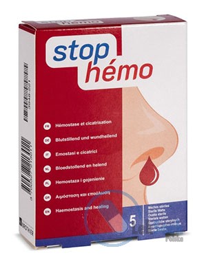 opakowanie-Stop Hemo, tampony do nosa