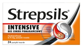 opakowanie-Strepsils Intensive bez cukru pomarańczowy