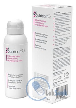 opakowanie-Sutricon® Q silikonowy spray z kwercetyną do pielęgnacji blizn