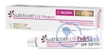 opakowanie-Sutricon® UV Protect Silikonowy żel na blizny SPF 35