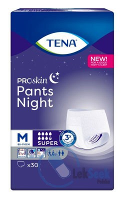 opakowanie-TENA Pants ProSkin Super Night M; -L