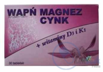 opakowanie-Wapń Magnez Cynk+wit. D3 i K1