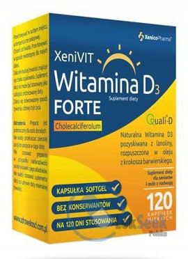 opakowanie-XeniVIT Witamina D3 4000 Forte