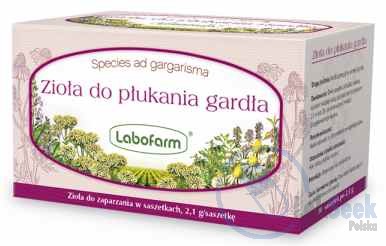 opakowanie-Zioła do płukania gardła