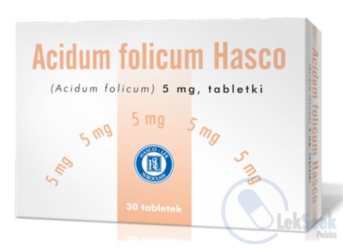 opakowanie-Acidum folicum Hasco