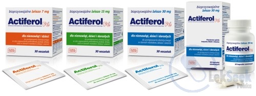 opakowanie-ActiFerol® Fe; -Forte; -START
