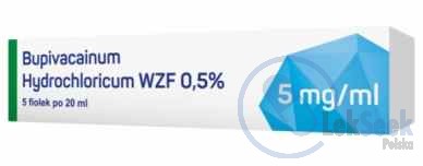 opakowanie-Bupivacainum hydrochloricum WZF 0,5%